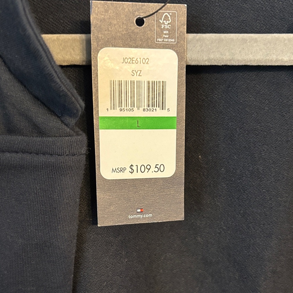 Tommy Hilfiger Women's Navy Double-Breasted Blazer - Picture 3 of 11